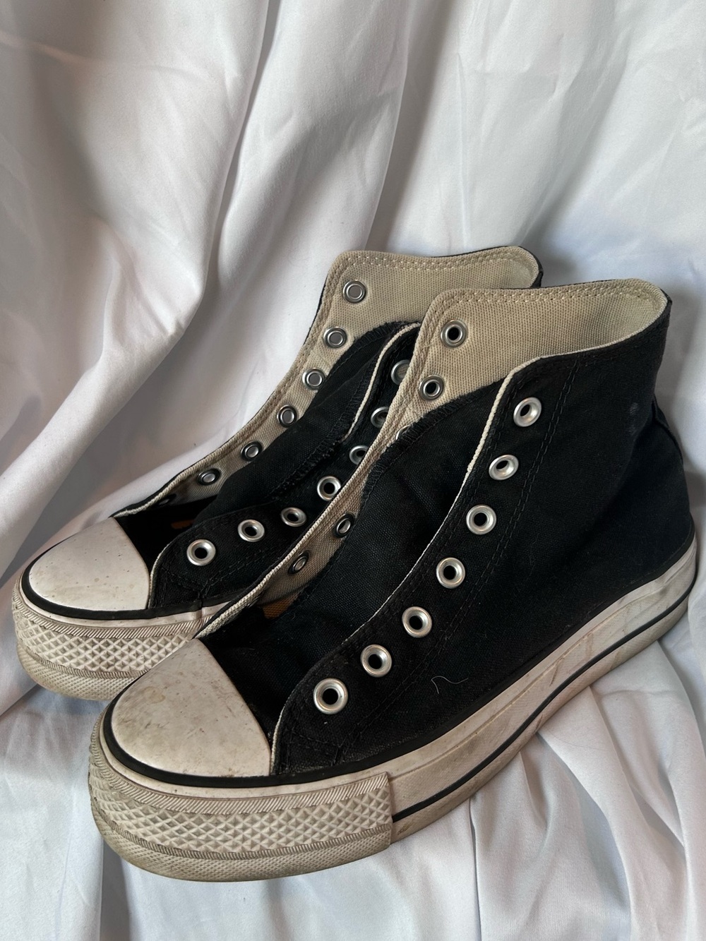Platform Black High-Top Converse